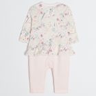 Cool Club, Pijama tip salopeta pentru fete, roz, imprimeu Winnie the Pooh