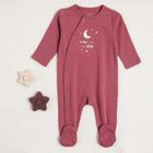 Cool Club, Pijama tip salopeta pentru fete, violet, ecru, set 2 buc.