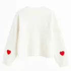 Cool Club, Pulover pentru fete, cu nasturi, ecru