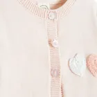 Cool Club, Pulover pentru fete, cu nasturi, roz