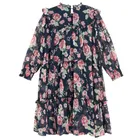 Cool Club, Rochie cu maneca lunga pentru fete, bleumarin