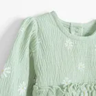 Cool Club, Rochie cu maneca lunga pentru fete, verde