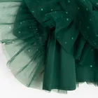 Cool Club, Rochie cu maneca lunga pentru fete, verde inchis