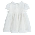 Cool Club, Rochie cu maneca scurta pentru fete, alb