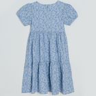 Cool Club, Rochie cu maneca scurta pentru fete, albastru