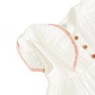 Cool Club, Rochie cu maneca scurta pentru fete, ecru