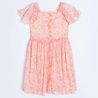 Cool Club, Rochie cu maneca scurta pentru fete, roz