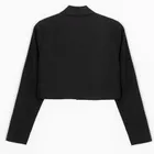 Cool Club, Sacou pentru fete, crop top, negru