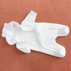 Cool Club, Salopeta cu gluga pentru bebelusi, muselina, alb