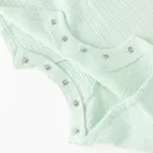 Cool Club, Salopeta rompers pentru baieti, muselina, verde