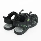 Cool Club, Sandale pentru baieti, brant din piele, negru