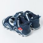 Cool Club, Sandale pentru baieti, parfumati, bleumarin, brant din piele, imprimeu Paw Patrol
