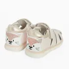 Cool Club, Sandale pentru fete, bej, parfumati, brant din piele