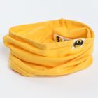 Cool Club, Set pentru baieti, Caciula, Fular circular, galben, imprimeu Batman