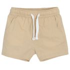 Cool Club, Set pentru baieti, Camasa cu maneca scurta, Pantaloni scurti, bej