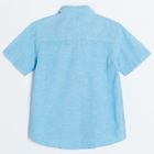 Cool Club, Set pentru baieti, Camasa cu maneca scurta, Papion, albastru-bluemarin