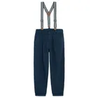 Cool Club, Set pentru baieti, Pantaloni din textil, loose, Bretele, bleumarin