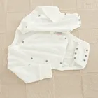 Cool Club, Set pentru bebelusi, Body cu maneca lunga, Pantaloni, alb