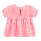 Cool Club, Set pentru fete, Bluza cu maneca scurta, Pantaloni scurti, muselina, roz