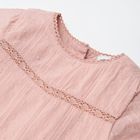 Cool Club, Set pentru fete, rochie cu maneca scurta, colanti, roz-grafit