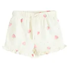 Cool Club, Set pentru fete, Tricou, Pantaloni scurti, ecru