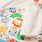 Cool Club, Sutec textil de infasat pentru baieti, alb, Fisher-Price