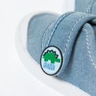 Cool Club, Tenisi pentru baieti, albastru deschis denim, imprimeu dinozauri