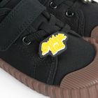 Cool Club, Tenisi pentru baieti, negru, talpa Barefoot, imprimeu SpongeBob