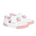 Cool Club, Tenisi pentru fete, alb, cu leduri, imprimeu Hello Kitty
