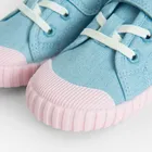 Cool Club, Tenisi pentru fete, albastru, talpa Barefoot, imprimeu Lilo si Stitch