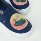 Cool Club, Tenisi tip slip on pentru baieti, bleumarin, imprimeu Hot Wheels
