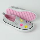 Cool Club, Tenisi tip slip on pentru fete, argintiu