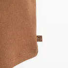 Cool Club, Top pentru fete, din tricot striat, maro