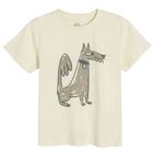 Cool Club, Tricou pentru baieti, verde, ecru, set 2 buc.