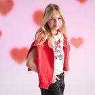 Cool Club, Tricou pentru fete, alb, imprimeu Hello Kitty