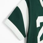 Cool Club, Tricou pentru fete, crop top, verde inchis