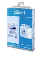 Disney, Stitch, set lenjerie de pat single, din bumbac, 160-200 cm