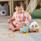 Fisher-Price, Friendship Forest, Pull-along Camper, jucarie pentru bebelusi
