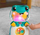 Fisher-Price, Light-Up & Roll Frog, jucarie interactiva cu bile
