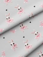 Fluo, set de lenjerie de pat pentru tineri, 140-200 cm + 70-80 cm, Rabbit