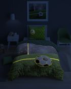 Football, Fluo, set lenjerie de pat, single, 140-200 cm