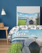 Football, set lenjerie de pat single, 140-200 cm