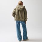 Geaca de tranzitie cu gluga si croiala oversize NOWEAR