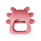 GiliGums, Axolotl, jucarie dentitie din silicon, roz