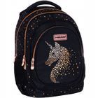 Head, Golden Effect, rucsac pentru scoala, cu 3 compartimente, Classy Gold