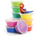 Hey Clay, Birds, set creativ, 18 cutii de plastilina