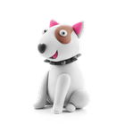 Hey Clay, Dog Story, set creativ, 15 cutii de plastilina