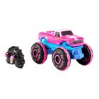 Hot Wheels, Monster Trucks RC Barbie, masina cu telecomanda, scara 1:24