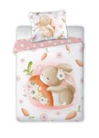Iepure, set lenjerie de pat single, 100-135 cm