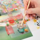 Kidea, autocolant, set creativ, ursuleti de plus